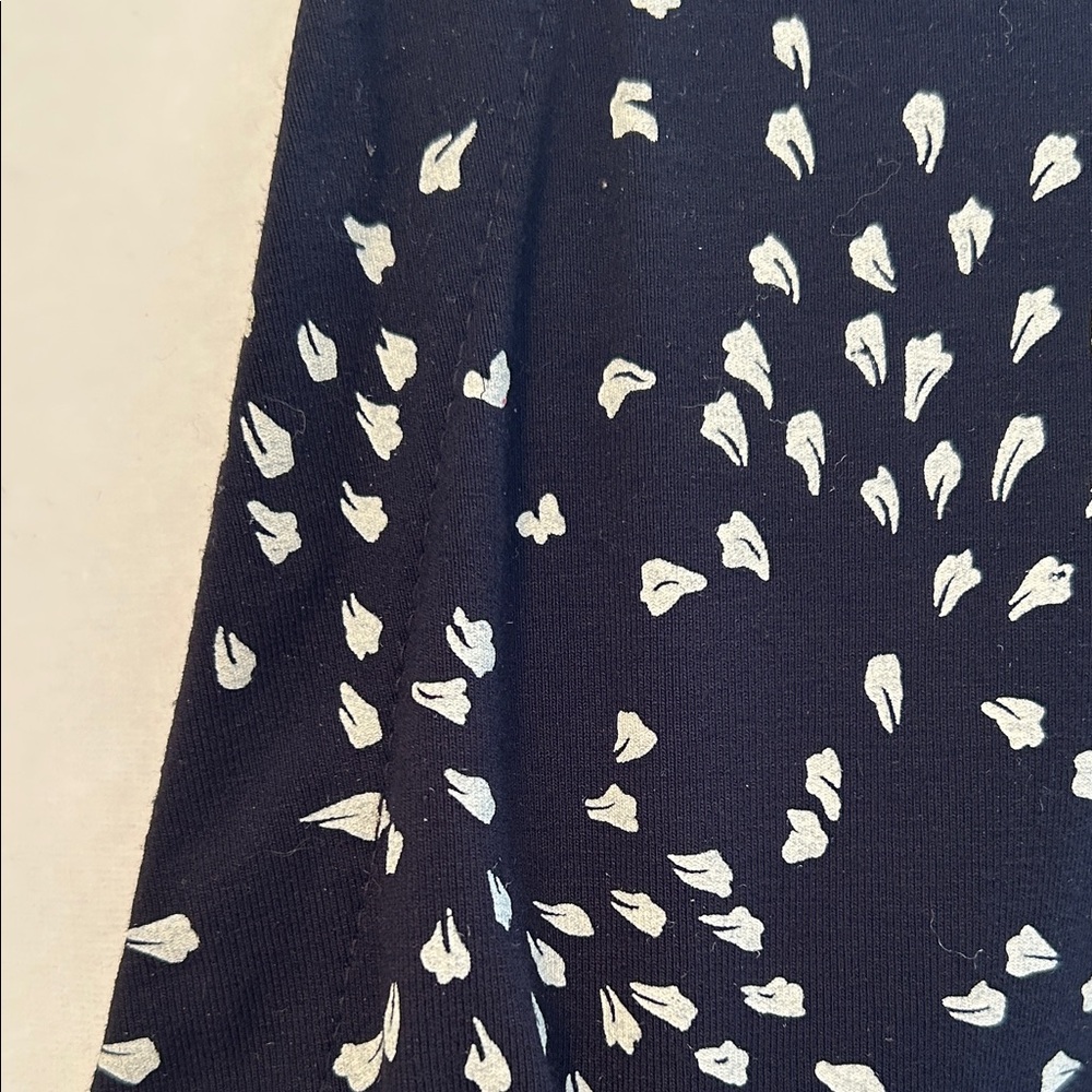 Grace Black and White Leaf Pattern Open Cardigan - image 3
